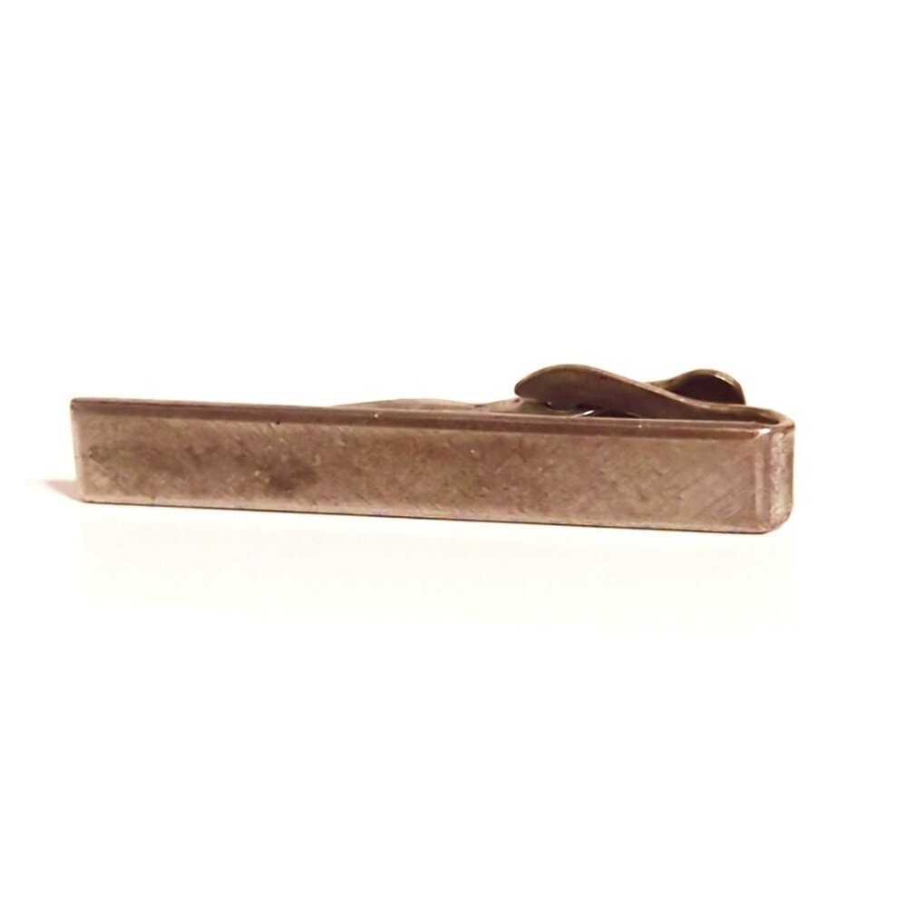 Vintage Swank Sterling Silver Tie Bar Clip Engravable 1.5 Inches